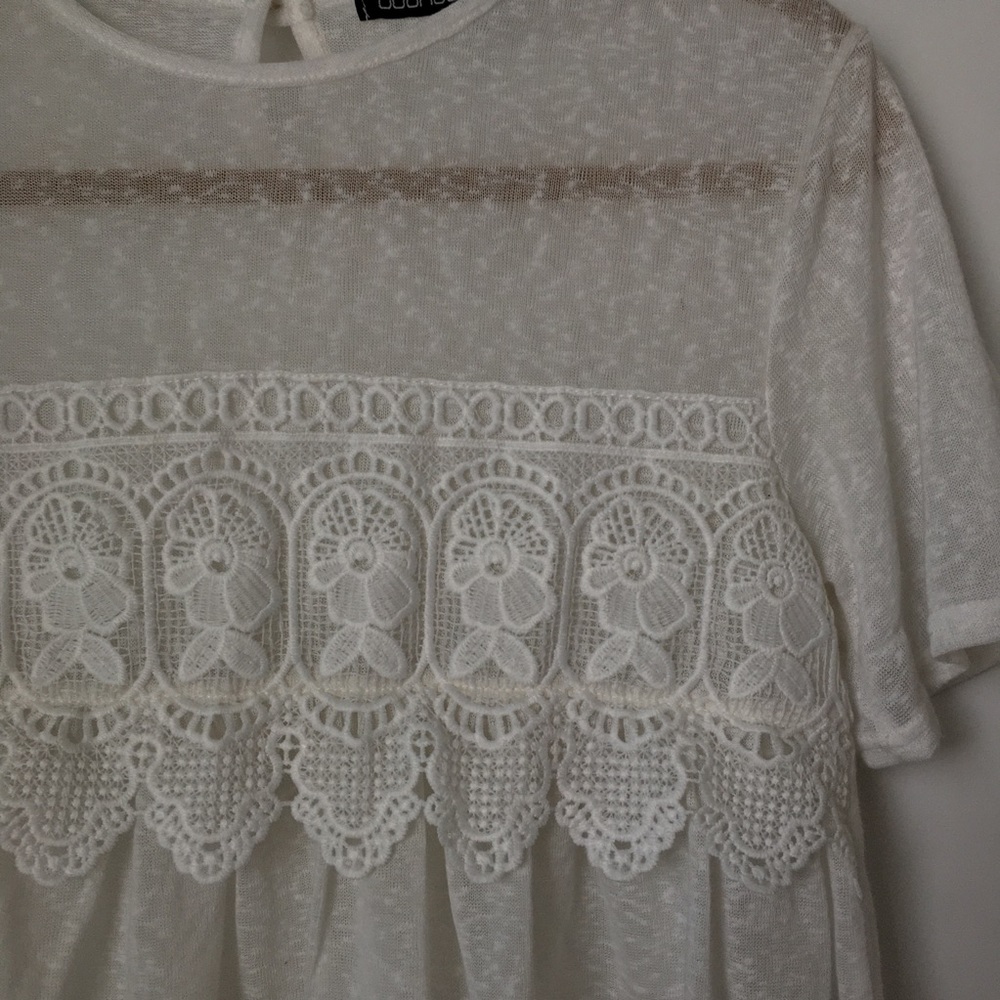 See-through White top from Boohoo - Picture 5 of 5
